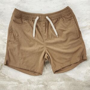 Simply Southern Men's Corduroy Shorts - Tan/Camel - Size Medium